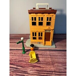 Vintage Fisher Price Sesame Street House W/ Characters